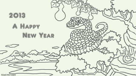 Coloring The Year of Snake