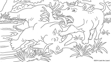 Coloring Pages of Andrewsarchus