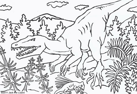 Coloring Pages of Herrerasaurus