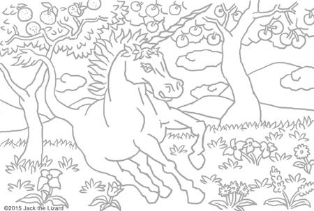 Coloring Unicorn