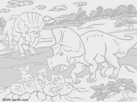 Coloring Pages of Protoceratops